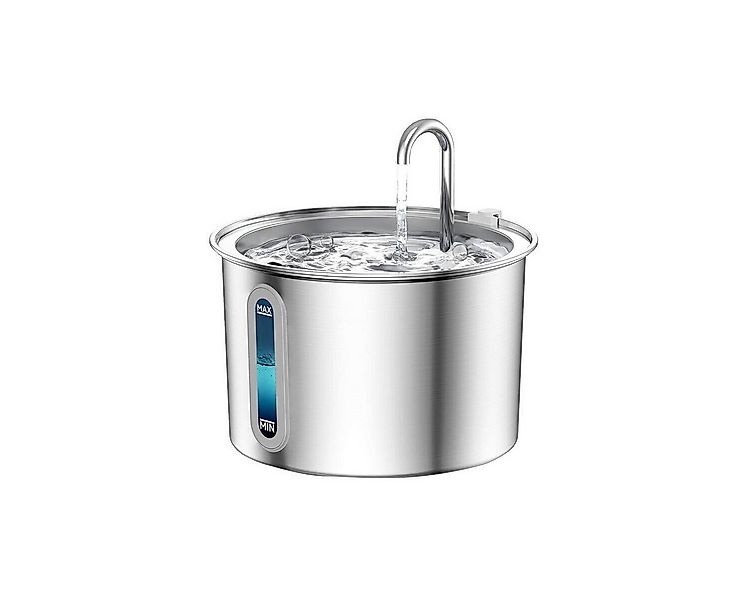 Oneisall Wasserspender Oneisall Edelstahl Trinkbrunnen 2L für Hunde & Katze günstig online kaufen