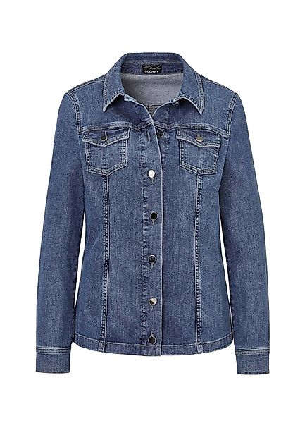 GOLDNER Kurzjacke "Kurzgröße Zeitlose Jeansjacke mit tollen Details" Ohne günstig online kaufen