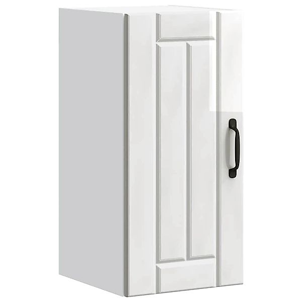 vidaXL Küchen-Hängeschrank Lucca Hochglanz-Weiß Holzwerkstoff 853779 günstig online kaufen