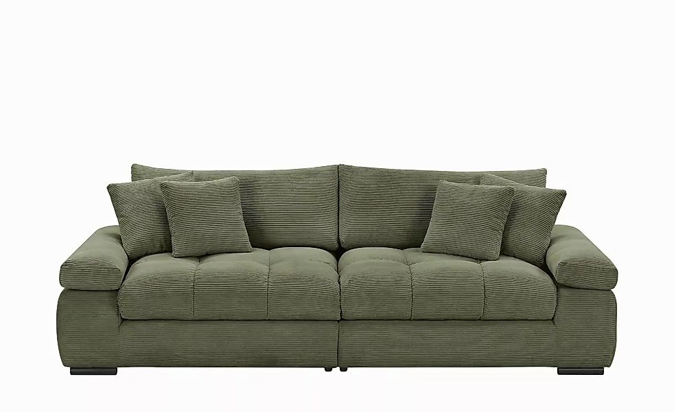 bobb Big Sofa  Hella ¦ grün ¦ Maße (cm): B: 262 H: 96 T: 140.0 Polstermöbel günstig online kaufen