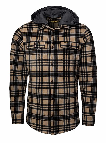 HERO by John Medoox Kapuzenhemd "Overshirt HUNTER Workwear Arbeitshemd mit günstig online kaufen