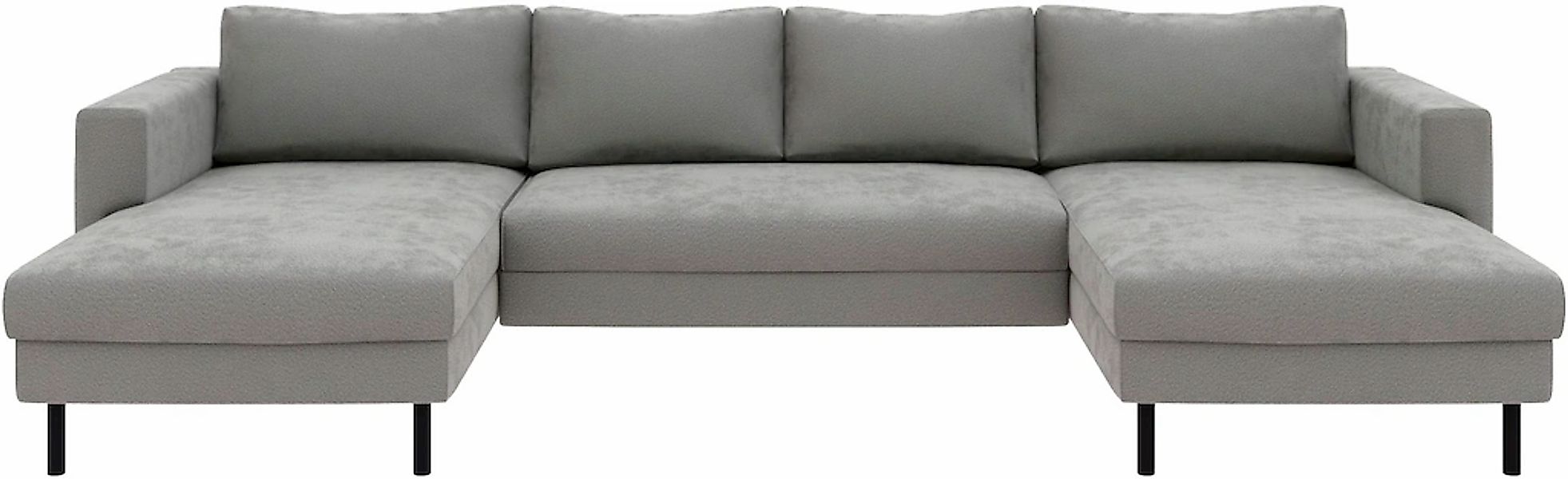 TRENDMANUFAKTUR Wohnlandschaft "Amazing II, wahlw. mit Schlaffunktion & Bet günstig online kaufen