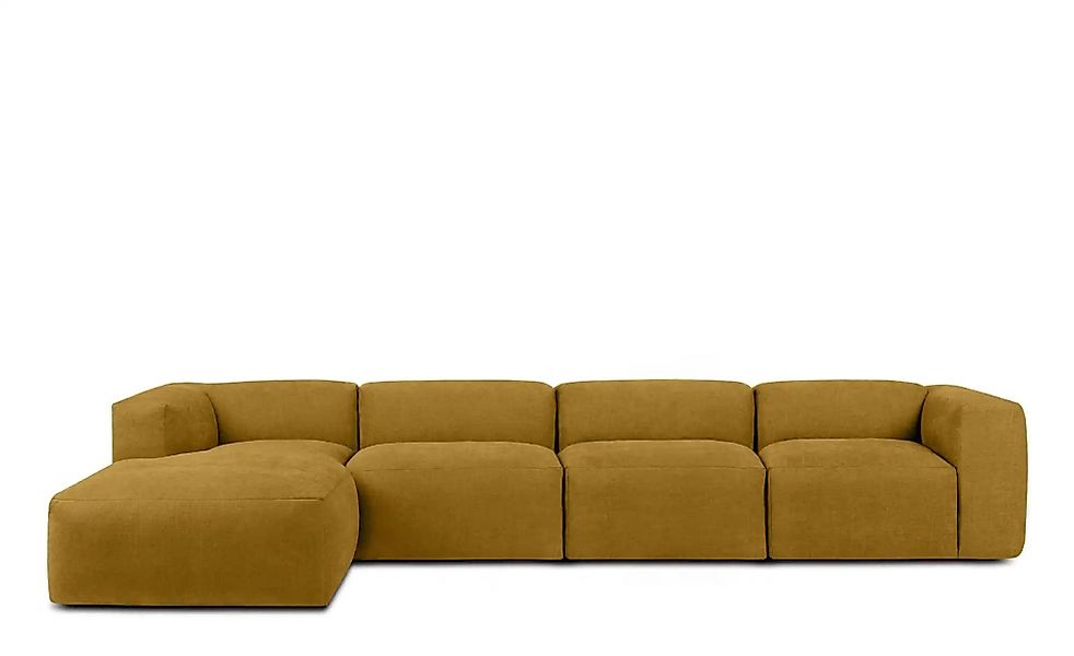 KONSIMO Ecksofa  Buffo ¦ gelb ¦ Maße (cm): B: 365 H: 73 Polstermöbel > Sofa günstig online kaufen