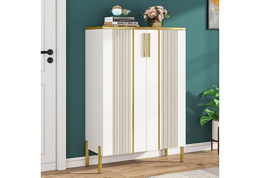 Tribesigns Schuhschrank mit Türen, 6-Tier-Schuh-Lagerung Schrank mit verste günstig online kaufen