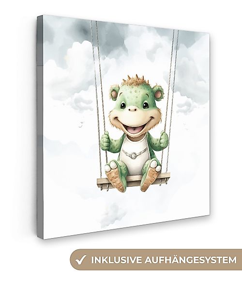 OneMillionCanvasses® Leinwandbild Drache - Tierbaby - günstig online kaufen