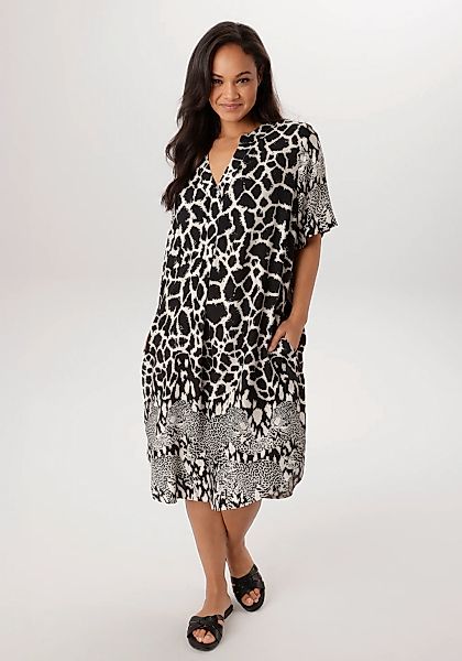 Aniston PLUS Blusenkleid in trendigem Animalprint - NEUE KOLLEKTION günstig online kaufen