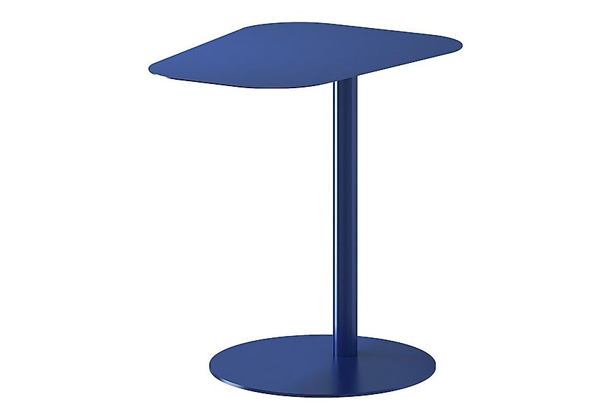 en.casa Beistelltisch, »Nastätten« Balkontisch aus Metall Dunkelblau günstig online kaufen