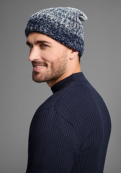 Man's World Strickmütze in auffälliger Melange-Optik - NEW günstig online kaufen