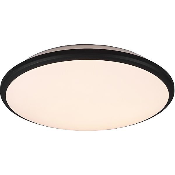 Reality  LED-Deckenleuchte Limbus Schwarz matt Ø 50 cm günstig online kaufen