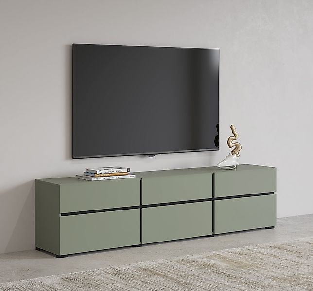 INOSIGN Lowboard Cross, moderne grifflose TV-Kommode,3 günstig online kaufen