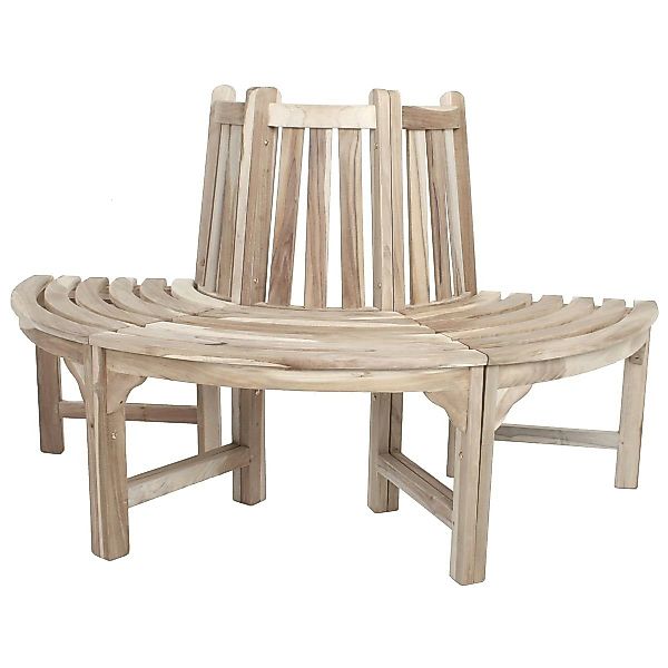 Gravidus Baumbank Baumbankhälfte Baumbank Holzbank Gartenbank günstig online kaufen