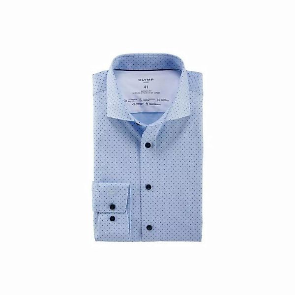 OLYMP Langarmhemd blau (1-tlg) günstig online kaufen