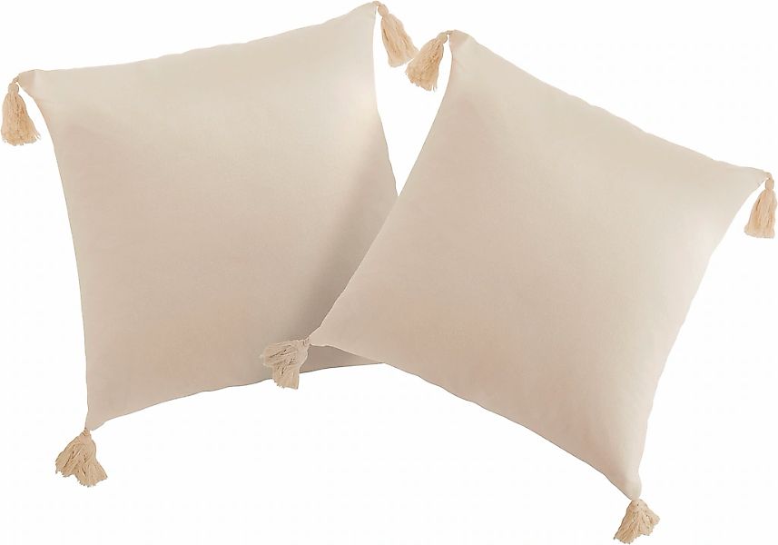 LeGer Home by Lena Gercke Dekokissen "Jada" Kissenhülle ohne Füllung, 2-er günstig online kaufen