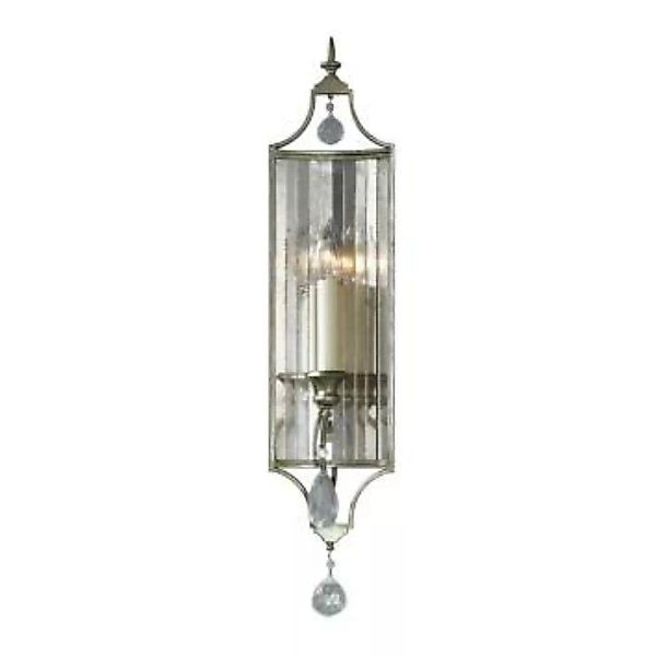 Wandlampe CANDELA 7 in Silber Kerzenform Lampe günstig online kaufen