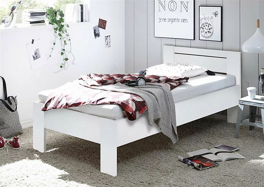 möbelando Futonbett Saturn, Stilvolles Futonbett 90 x 200 cm - Komfortables günstig online kaufen