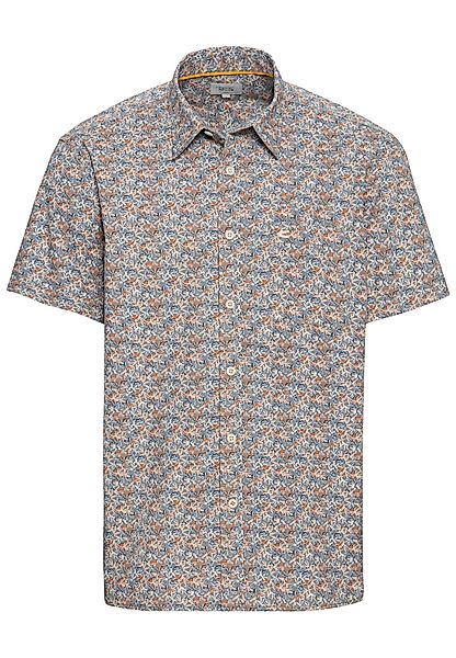 camel active Kurzarmhemd Kurzarmhemd mit Allover-Print günstig online kaufen