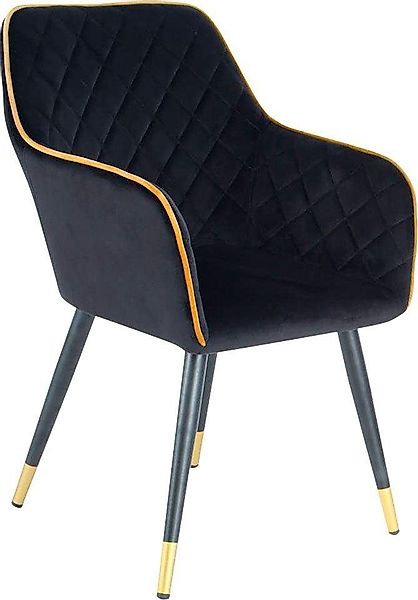 Kayoom Stuhl Amino 525, stilvoller Design-Stuhl,samtweicher günstig online kaufen
