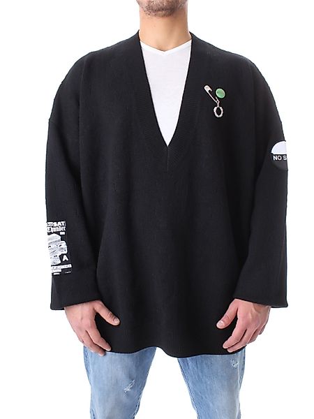 RAF SIMONS X FRED PERRY Sweatshirt Herren schwarz cotone günstig online kaufen