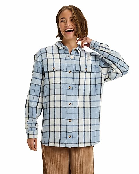 Roxy Langarmshirt "Let It Go Flannel" günstig online kaufen