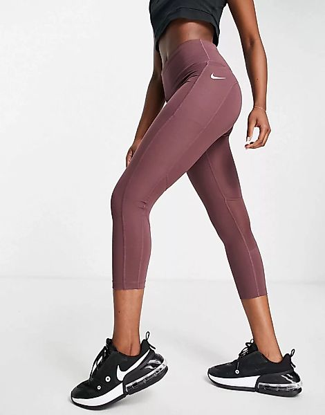 Nike Running – Dri-Fit Fast – Kurz geschnittene 3/4-Leggings in Lila günstig online kaufen