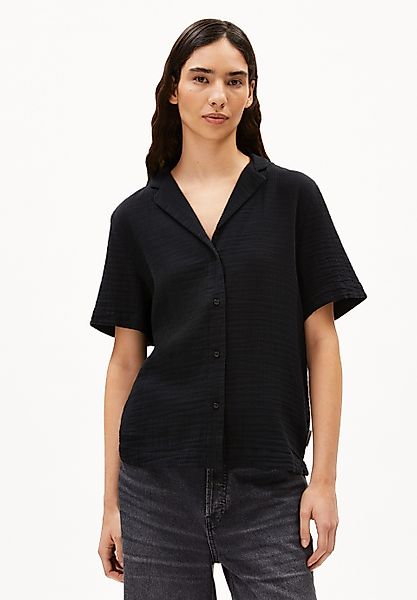 Armedangels Kurzarmbluse MAAITE MUSSELIN Bluse aus günstig online kaufen