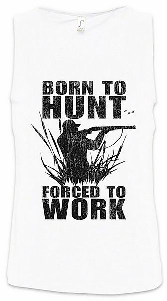 Urban Backwoods Tanktop Born To Hunt Ärmelloses T-Shirt Hirsch Reh Jagd Jäg günstig online kaufen
