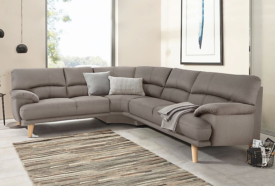 TRENDMANUFAKTUR Polsterecke »Cecilia, italienisches Designsprache, modern u günstig online kaufen