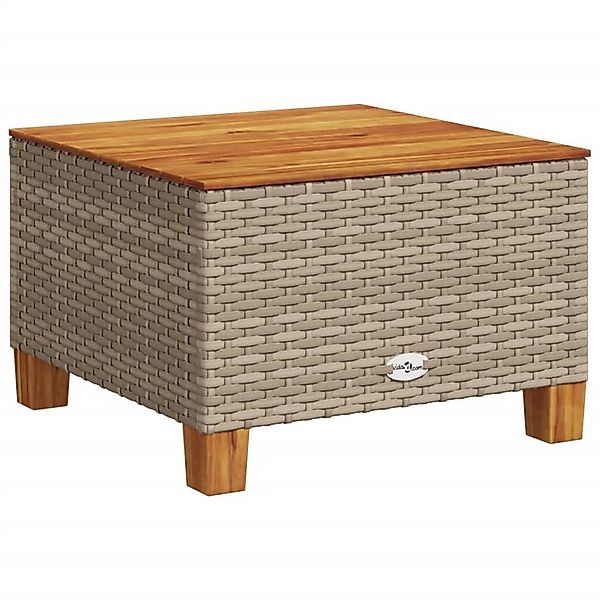 vidaXL Gartentisch Gartentisch Beige 55x55x36 cm günstig online kaufen