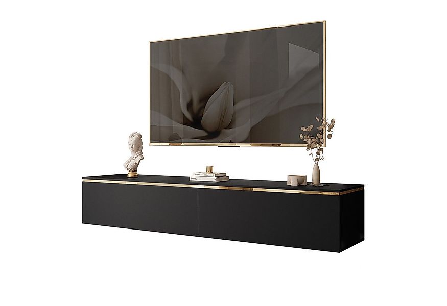 Lookway TV-Schrank AURORA Schwarz matt günstig online kaufen