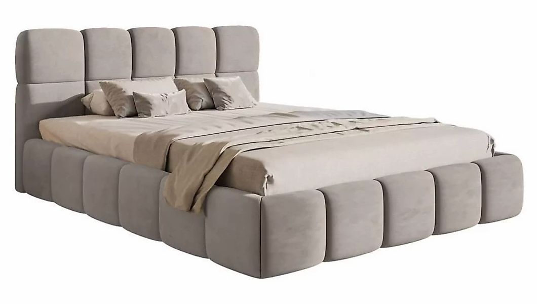 NADUVI Collection | Bettgestell Chloe Samt 180 x 200 günstig online kaufen