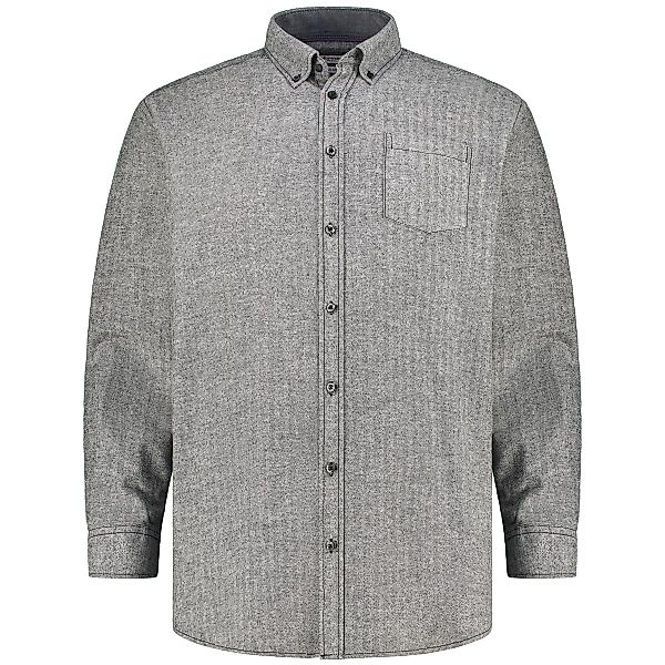 Pfundskerl Freizeithemd aus Baumwolle Farbe grau Größe: 7XL günstig online kaufen