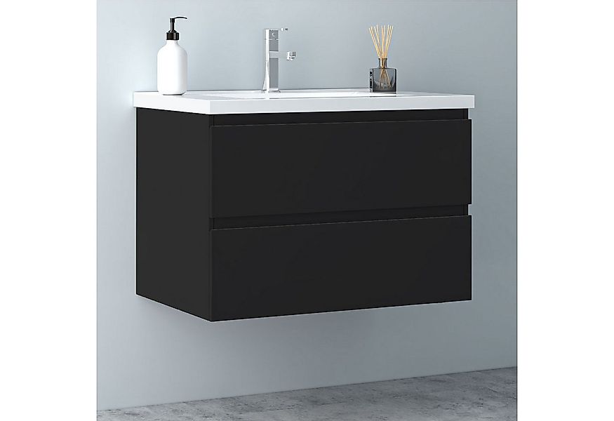 Aica Sanitär Waschtisch Badezimmerschrank Unterschrank mit Waschbecken Badm günstig online kaufen