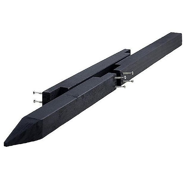 Wildlife Garden Vogelhaus Pfahl für Vogelhäuser Schwarz (3-teilig) günstig online kaufen