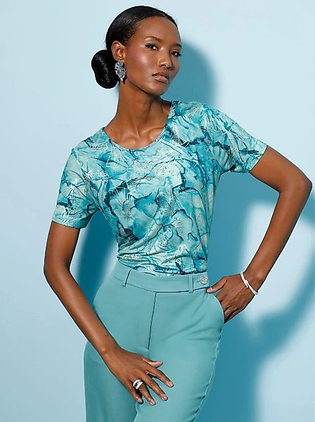 creation L Print-Shirt "Druck-Shirt" 1 tlg. günstig online kaufen