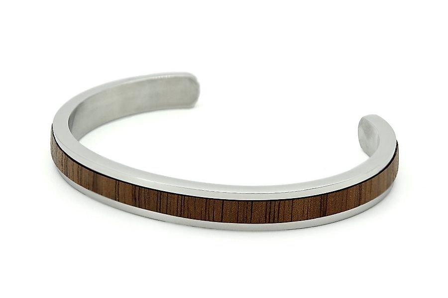 NaturSchatulle Armreif Shine (Holzschmuck), Silber, Rosegold, günstig online kaufen