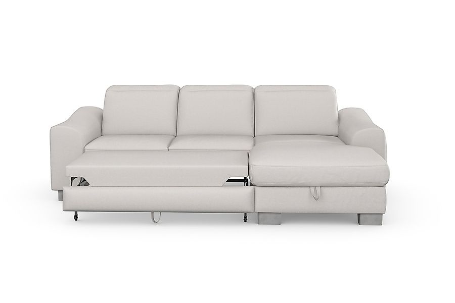 sit&more Ecksofa »Dundee L-Form«, mit Federkern und Edelstahlfüßen, wahlwei günstig online kaufen