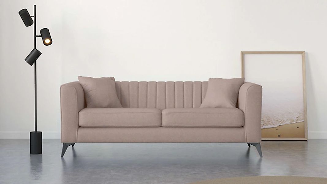 Places of Style 3-Sitzer »MATTHEW elegantes Designsofa, Maße B/T/H: 201/86/ günstig online kaufen