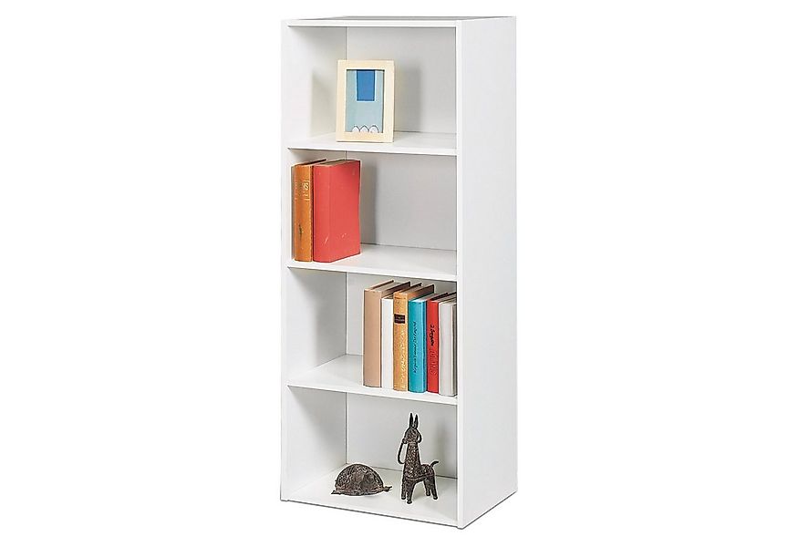 habeig Bücherregal Tube Bücherregal Standregal 4 Fächer Belastung Regalbode günstig online kaufen