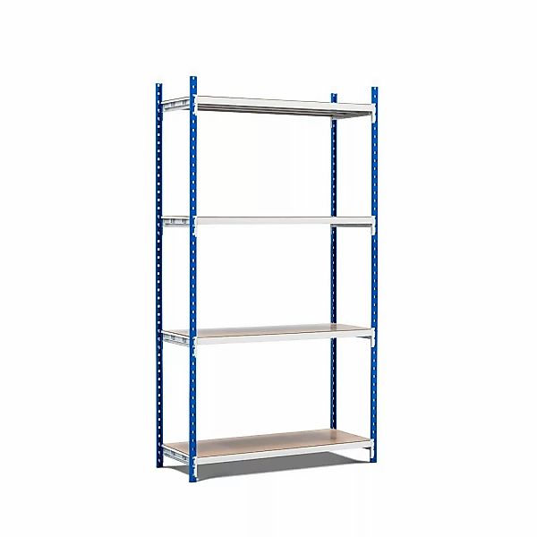 PROREGAL Fachbodenregal Maximus Pro HxBxT 240 x 100 x 120 cm 4 Ebenen Spanp günstig online kaufen