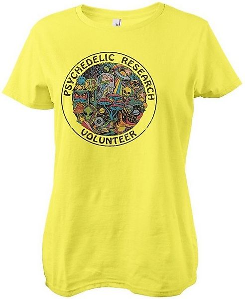 Steven Rhodes T-Shirt Psychedelic Research Volunteer Girly Tee günstig online kaufen