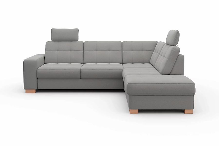 sit&more Ecksofa »Quincy L-Form«, wahlweise mit Bettfunktion und Bettkasten günstig online kaufen