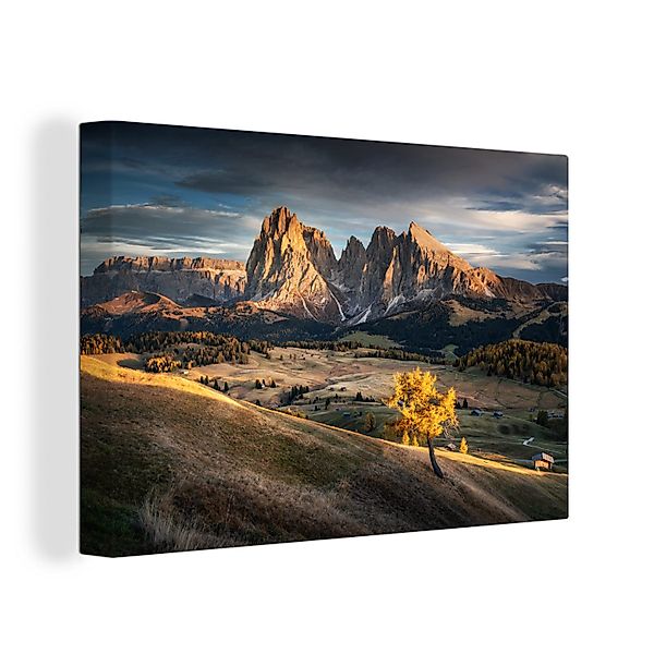 OneMillionCanvasses® Leinwandbild Dolomiten - Herbst - günstig online kaufen