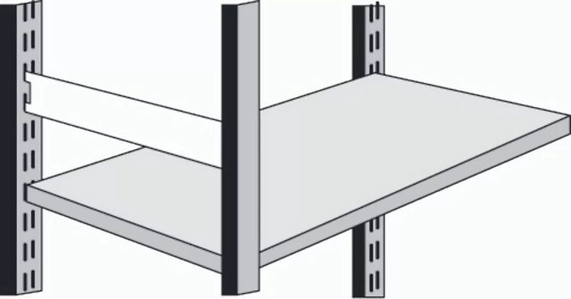 KERKMANN Aktenschrank Seitensteg für Büro-Regal Progress 500 Tiefe 40cm lic günstig online kaufen