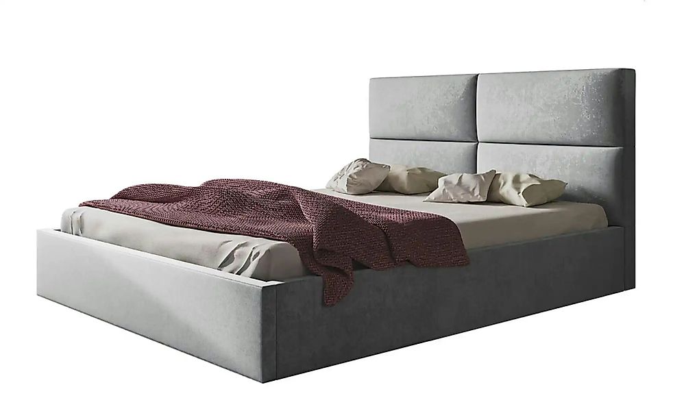Polsterbett mit Stauraum Slimford ¦ grau ¦ Maße (cm): B: 148 H: 90 Betten > günstig online kaufen