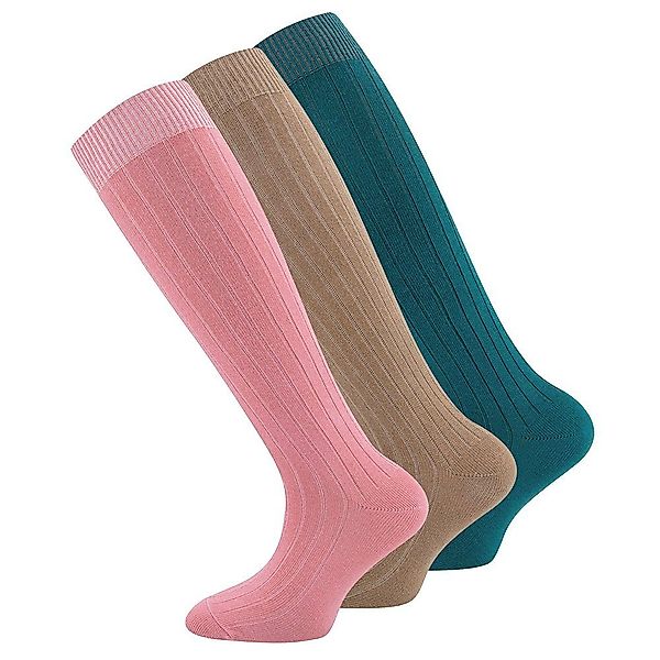 Ewers Kniestrümpfe Kniestrümpfe 3er Pack Rippe günstig online kaufen