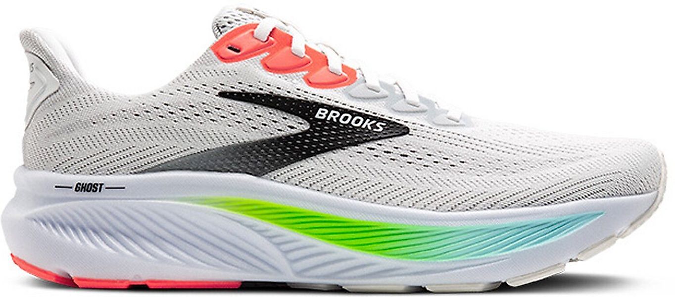 Brooks Ghost 17 WHITE/PINK CLAY/GECKO Laufschuh günstig online kaufen