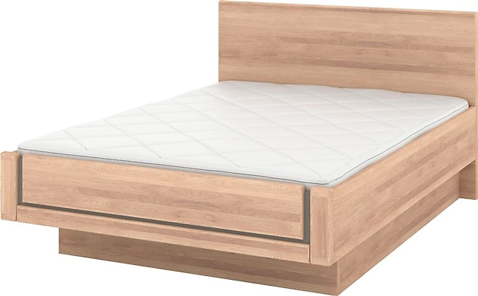 Musterring Holzbett »Sorrent, Bettgestell, Bettrahmen, teilmassiv Eiche«, ( günstig online kaufen