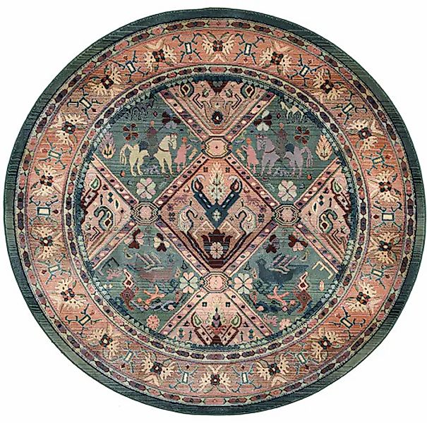 THEKO Teppich »Gabiro 13« rund 10 mm Höhe gewebt, Orient-Optik, ideal im Wo günstig online kaufen