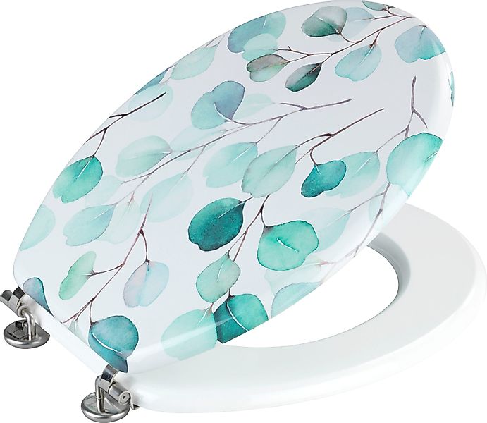 WENKO WC-Sitz "Pioppo" aus MDF, FSC zertifiziert, mit Edelstahlbefestigung günstig online kaufen