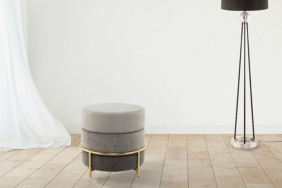 Kayoom Sitzhocker "Hocker Matilda 225, Komfortable runde Form, Gemütlicher günstig online kaufen
